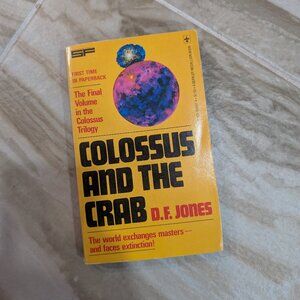 Vintage 1977 Colossus and the Crab D. F. Jones Science Fiction Berkley Paperback